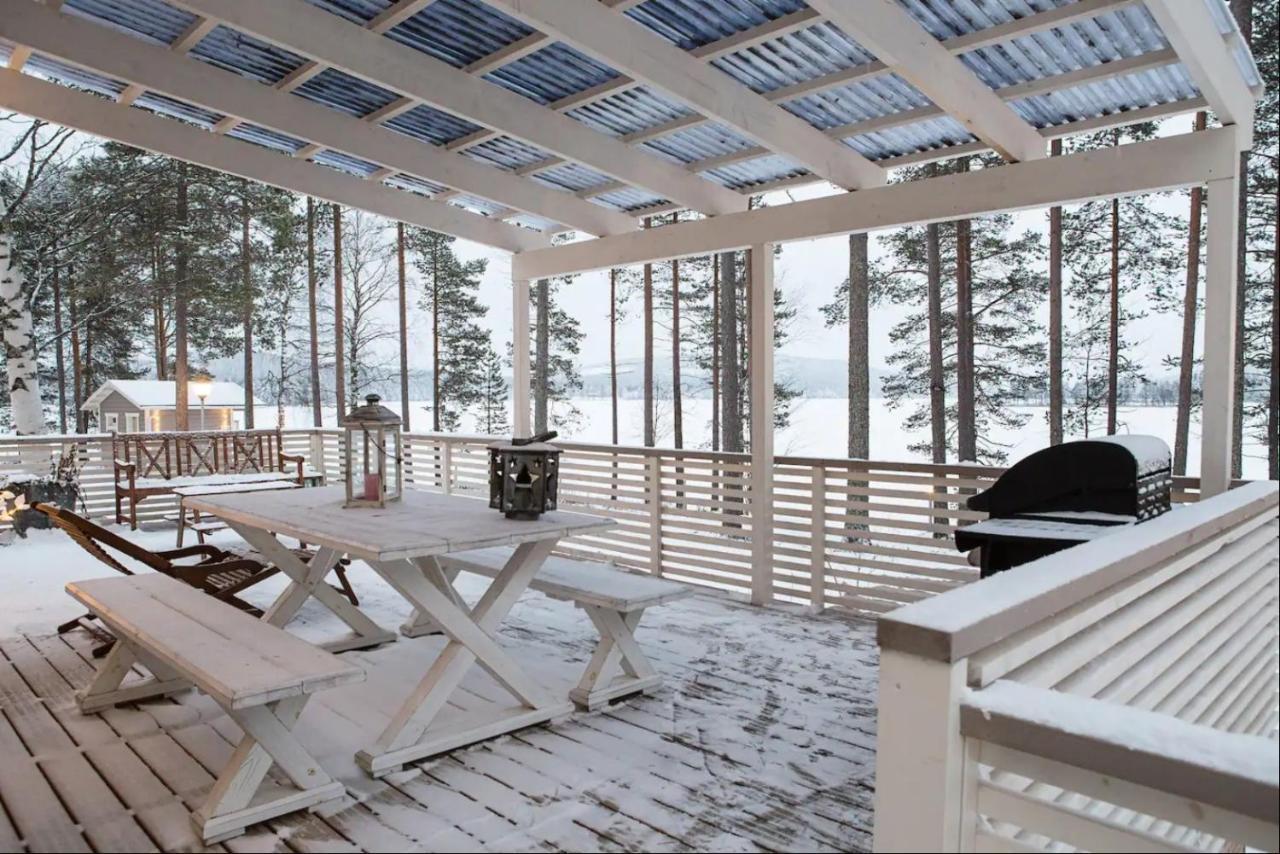 Luxurious Villa Kinos With Jacuzzi Rovaniemi Exterior photo